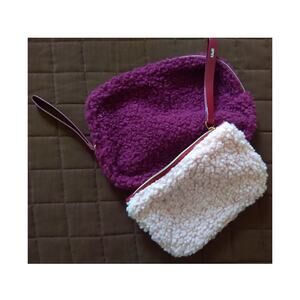 Ipsy Fuzzy Cosmetic Bag Set $5 add on